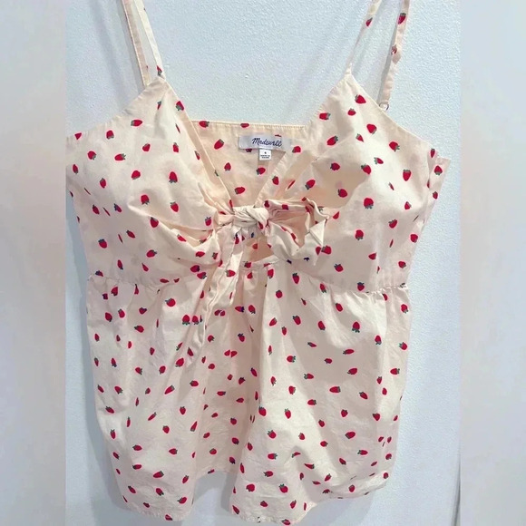 Madewell Strawberry Top - Picture 3 of 4